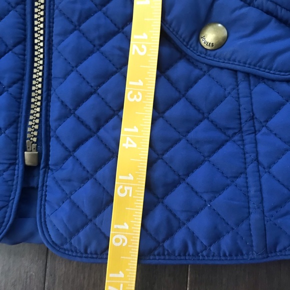 JOULES blue quilted gilet/vest/body warmer 5T - Picture 4 of 4